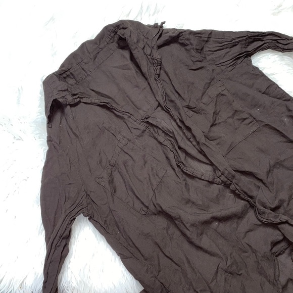 Enza Costa Cotton Long Sleeve Shirt - Picture 1 of 7